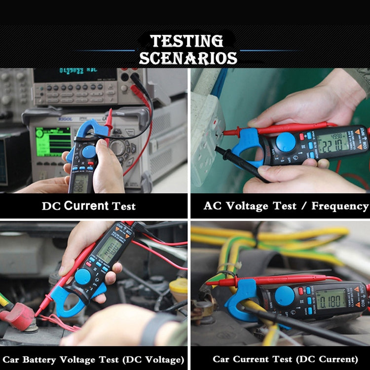 BSIDE ACM91 Digital Clamp Meter AC/DC Current 1mA True RMS Auto Range Capacitor Tester Multimeter(Black) - Digital Multimeter by BSIDE | Online Shopping South Africa | PMC TechLife | Buy Now Pay Later Mobicred