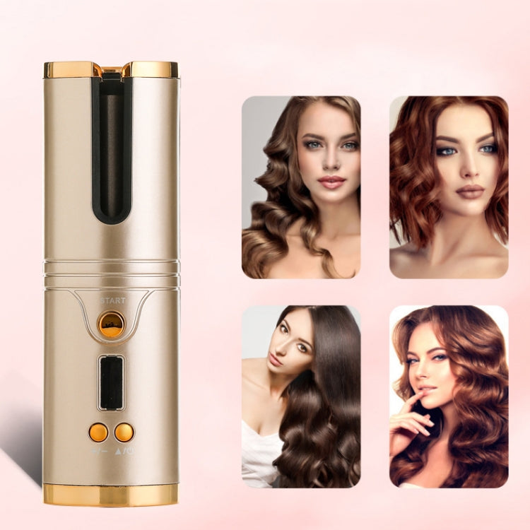 Portable USB Charging Wireless Curler Lazy Automatic Curling Rod(Patented Gray) - Hair Curler by PMC TechLife | Online Shopping South Africa | PMC TechLife