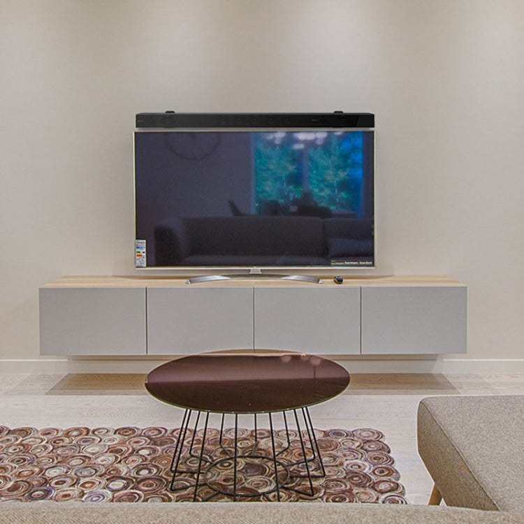 Universal Wall Bracket Non-Slip Storage Bracket for Long Strip Speaker(Black) - Speaker Bracket by PMC TechLife | Online Shopping South Africa | PMC TechLife