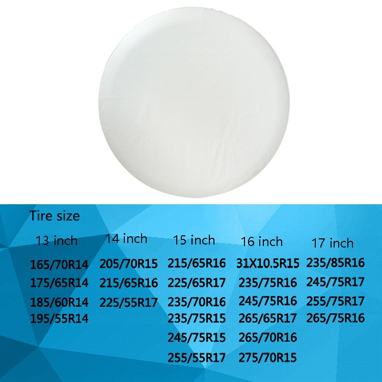 PVC Tire Cover Waterproof And Dust-Proof Car Spare Tire Cover, Size: 17 inch - Window Foils & Solar Protection by PMC TechLife | Online Shopping South Africa | PMC TechLife | Buy Now Pay Later Mobicred