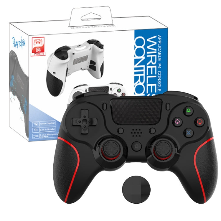 MB-P913 PC Six-Axis Somatosensory Back Key Programming Dual Vibration Bluetooth Gamepad For PS4 Pro(Red Black) - Gamepads by PMC TechLife | Online Shopping South Africa | PMC TechLife