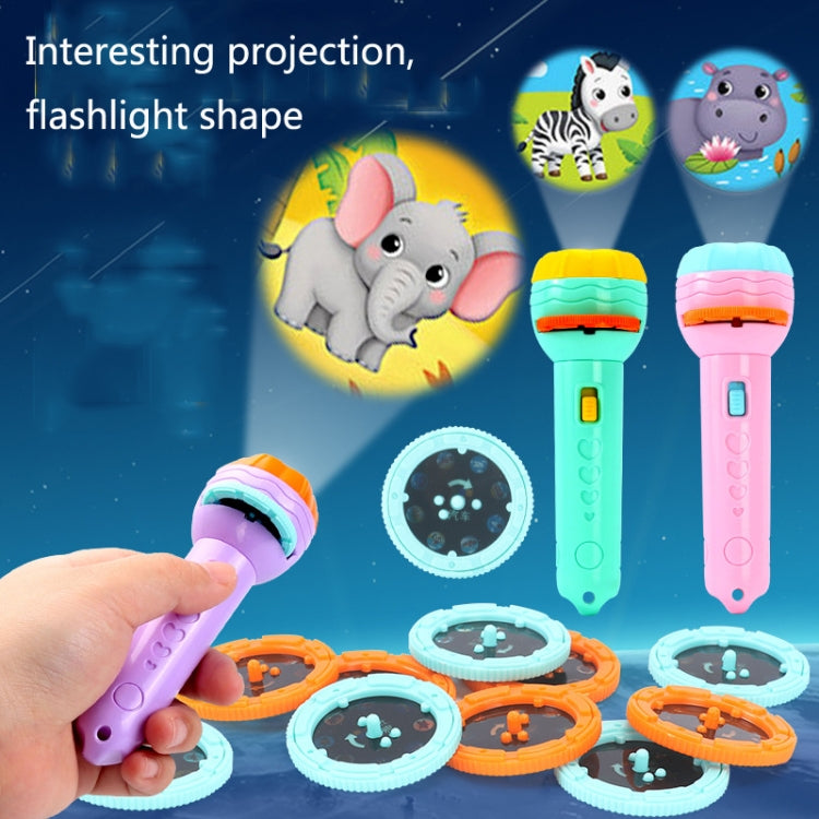 3 Sets Children Early Education Luminous Projection Flashlight, Specification: Purple + 40 Patterns - free shipping - PMC TechLife - Order now!