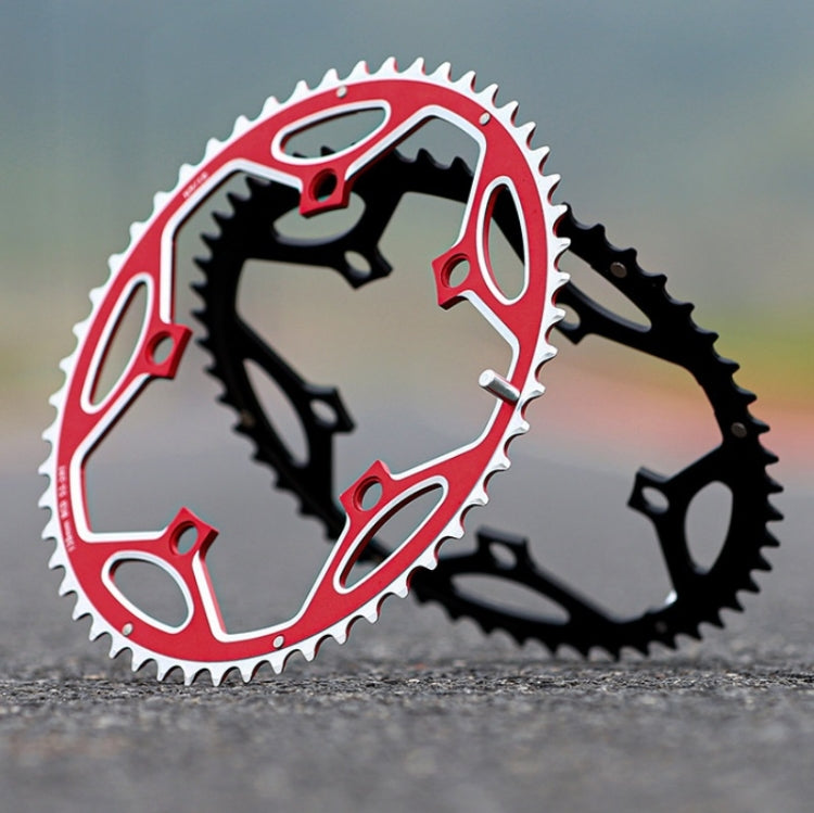 WEST BIKING YP0719273 Road Bike 56T-44T Double-Disc Aluminum Alloy Gears(Black) - free shipping - PMC TechLife - Order now!