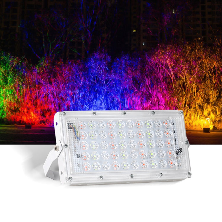 50W LED RGB Waterproof Ultra-light Outdoor Flood Light with Remote Control - Floodlights by PMC TechLife | Online Shopping South Africa | PMC TechLife