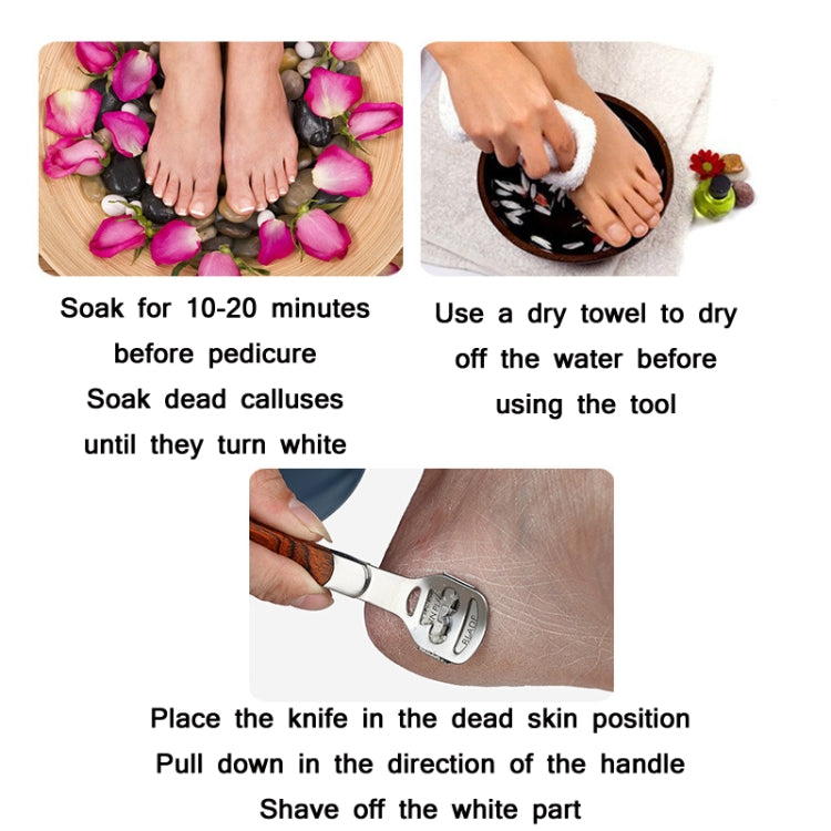 Pedicure Knife For Dead Skin Calluses Tool Set, Specification: Stainless Steel Iron Box - Grinding Tools & Accessories by PMC TechLife | Online Shopping South Africa | PMC TechLife | Buy Now Pay Later Mobicred