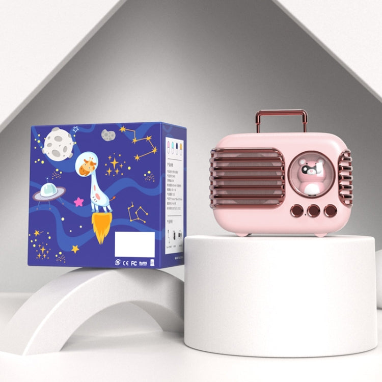 DW09 HD Sound Quality Portable USB Luggage Bluetooth Speaker(Pink) - Desktop Speaker by PMC TechLife | Online Shopping South Africa | PMC TechLife