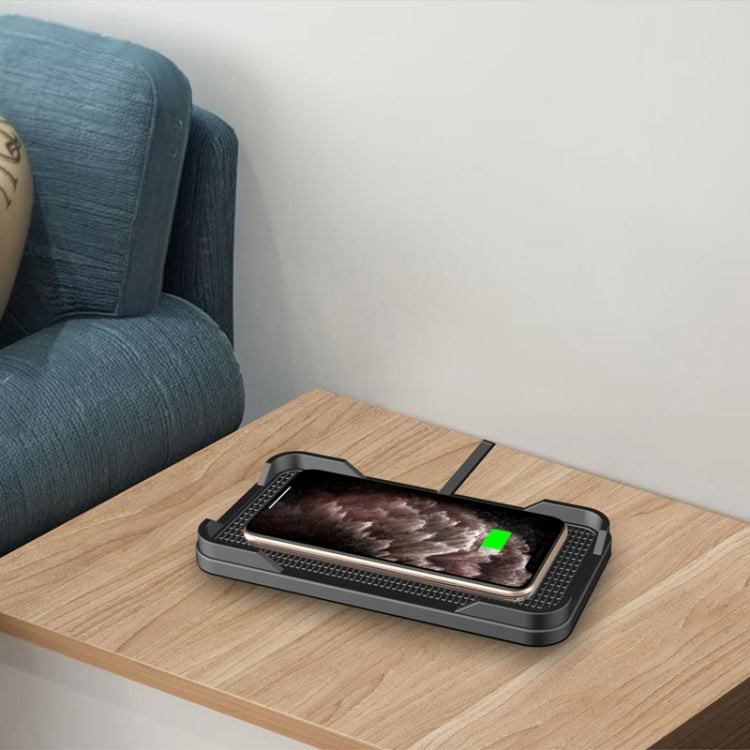 POLMXS C12 Car Anti-Slip Wireless Charger - Wireless Charging Pads by POLMXS | Online Shopping South Africa | PMC TechLife | Buy Now Pay Later Mobicred