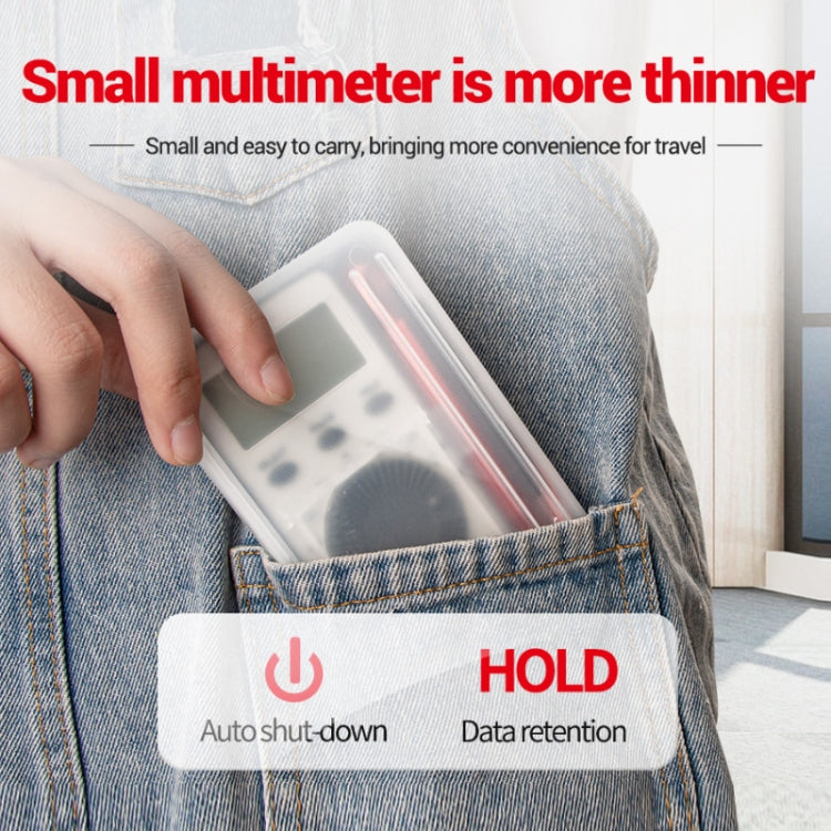 ANENG AN-101 Ultra-thin Mini Digital Display Voltage and Current Multimeter - free shipping - PMC TechLife - Order now!