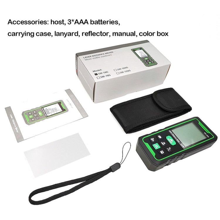 SNDWAY SW100G High-precision Indoor and Outdoor Green Laser Rangefinder, Distance: 100m - free shipping - PMC TechLife - Order now!