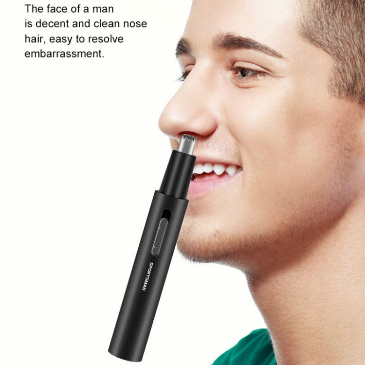 SPORTSMAN Metal Aluminum Tube Body Rechargeable Nose Hair Device, Style: Eyebrow 2 In 1(Light Blue) - free shipping - PMC TechLife - Order now!