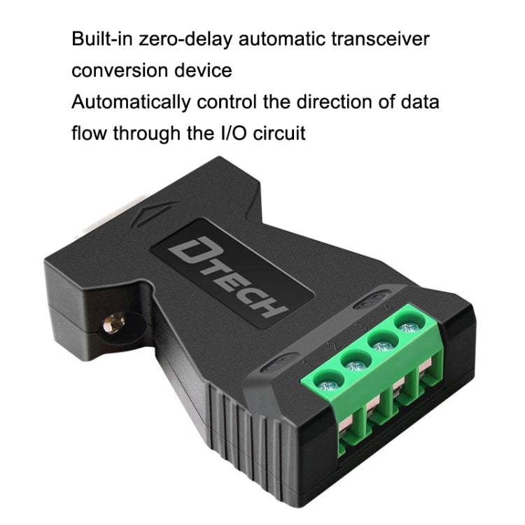 DTECH DT-9001 Industrial Grade Lightning And Surge Protection RS232 To 485 Converter - Sockets Adapters Accessories by DTECH | Online Shopping South Africa | PMC TechLife | Buy Now Pay Later Mobicred