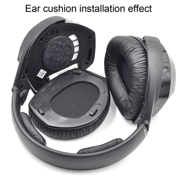2 PCS Earpad for Sennheiser HDR RS165 RS175 RS185 RS195,Style: Protein Leather Earmuff - Earmuff & Pad by PMC TechLife | Online Shopping South Africa | PMC TechLife