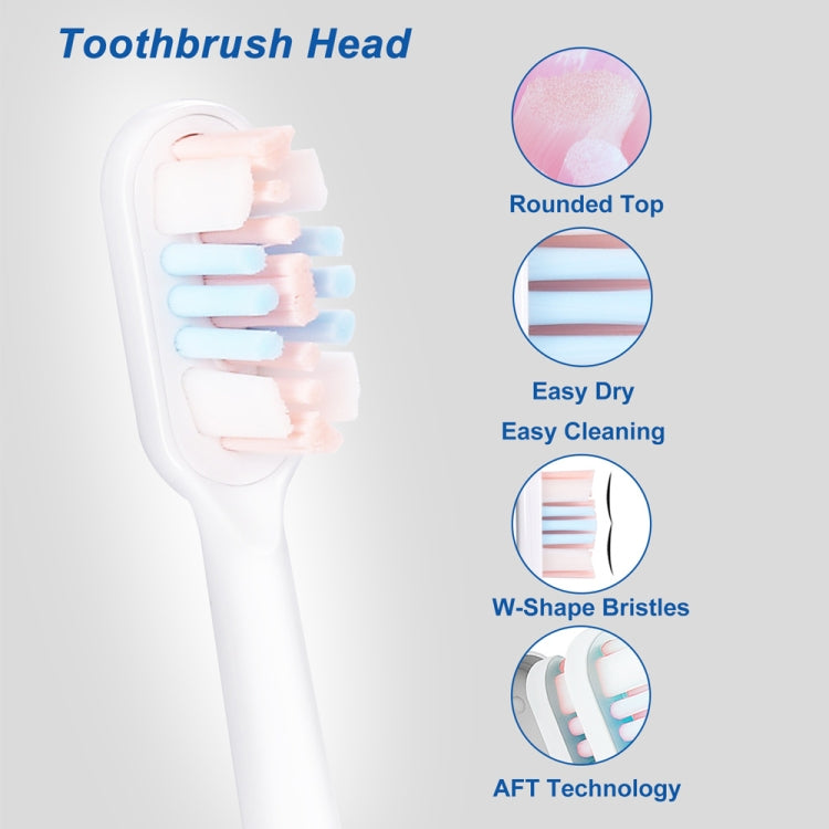 2 PCS For Xiaomi Mijia T300 T500 Electric Toothbrush Replacement Head(Green) - free shipping - PMC TechLife - Order now!