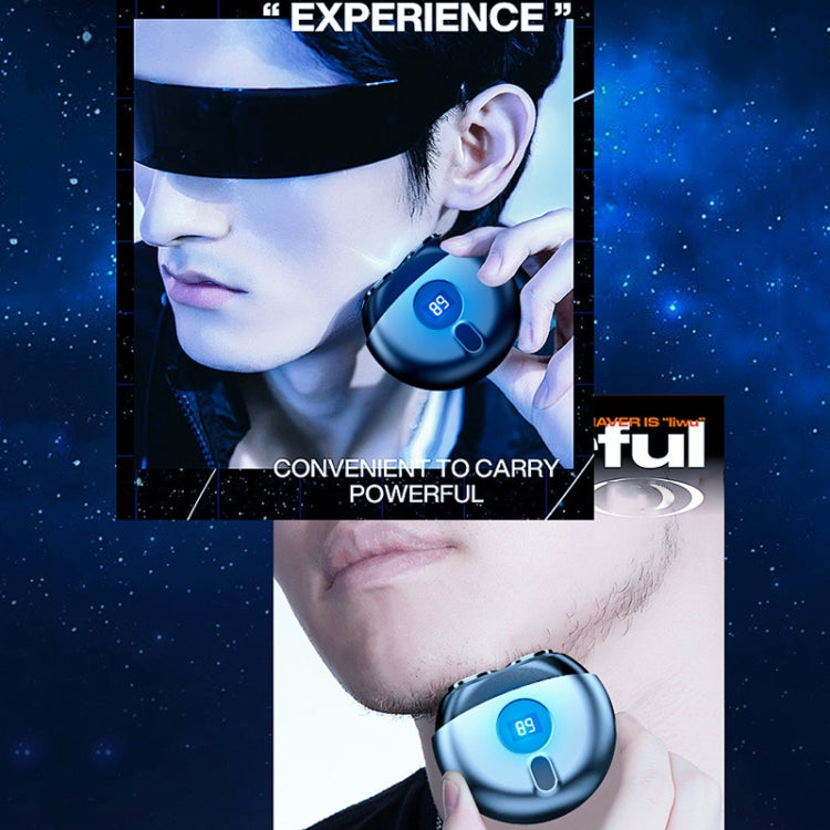 TJ01 Flying Saucer Razor USB Rechargeable Mini Shaver(Dark Gray) - free shipping - PMC TechLife - Order now!