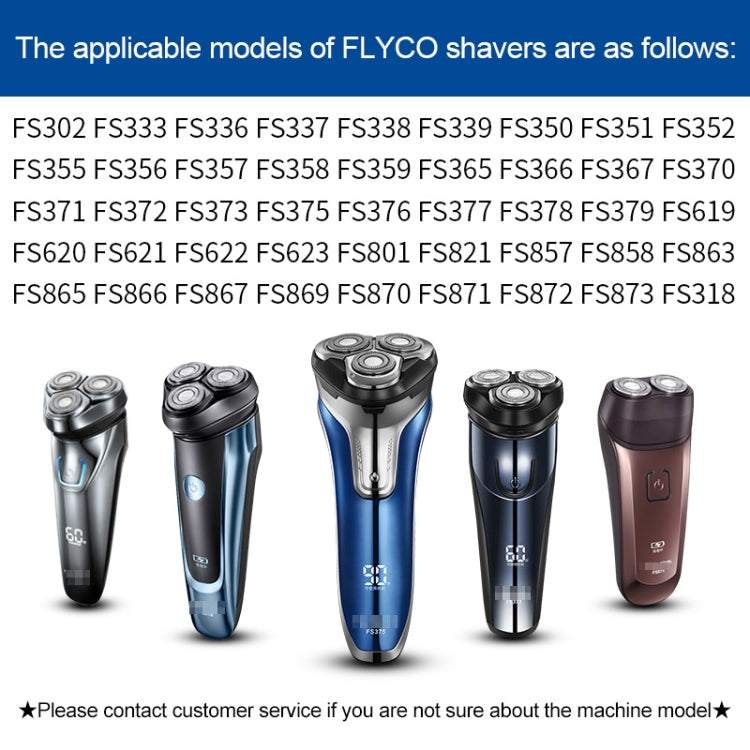 6pcs Electric Shaver USB Charging Cable for FLYCO Razor FS372 FS373 FS871 FS375 FS339 FS378 FS376 FS867, Color: Shiny Shell - free shipping - PMC TechLife - Order now!