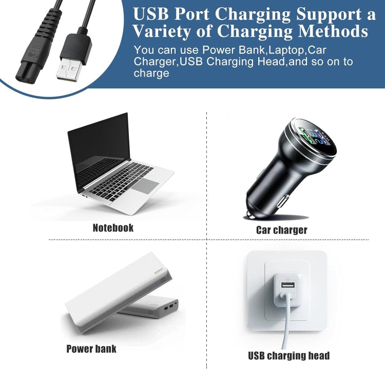 For Xiaomi Mijia MJTXD01SKS Electric Shaver USB Charging Cable Power ,Spce: 6pcs USB Cable - free shipping - PMC TechLife - Order now!