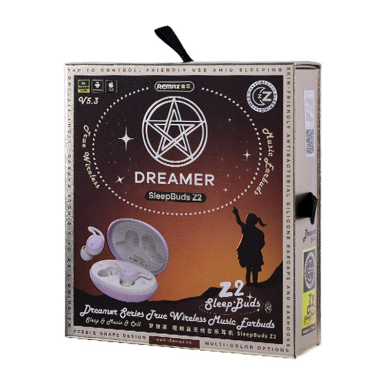 REMAX SleepBuds Z2 Sleep Wireless Music Headphones Half In-Ear Stereo TWS Bluetooth Earphone(Beige) - free shipping - PMC TechLife - Order now!