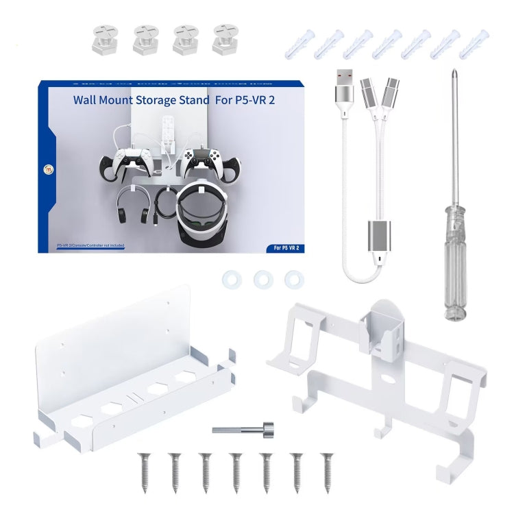 For PS5 / PS VR2 Series JYS JYS-P5163 Helmet Headset Host Handle Storage Rack - free shipping - PMC TechLife - Order now!