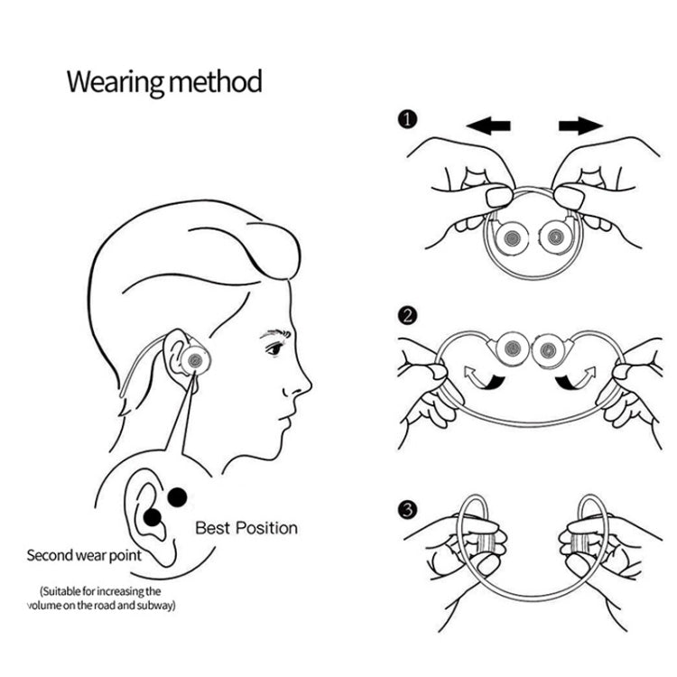 M1S Bone Conduction Stereo Vibrator Speaker Bluetooth Earphones(Red) - Bluetooth Earphone by PMC TechLife | Online Shopping South Africa | PMC TechLife