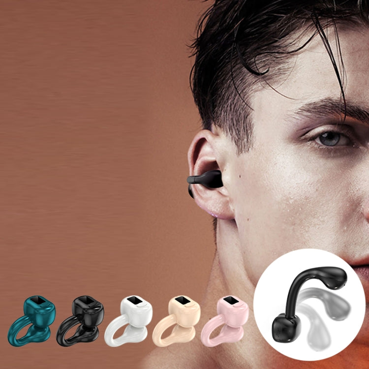 M10 IPX5 Waterproof Ear Clip Bluetooth Earphones, Style: Single Pink - Bluetooth Earphone by PMC TechLife | Online Shopping South Africa | PMC TechLife