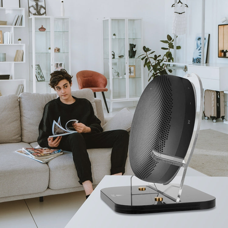 For B&O Beoplay A1 / Beosound A1 2nd Speaker Acrylic Desktop Stand Holder(Black) - Speaker Bracket by PMC TechLife | Online Shopping South Africa | PMC TechLife