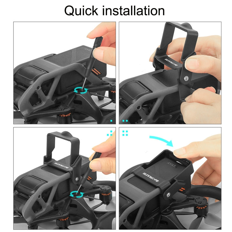 Sunnylife AT-DC503 For DJI Avata Battery Anti-Release Buckle Anti-Loose Falling Folding Buckle(Black) - free shipping - PMC TechLife - Order now!