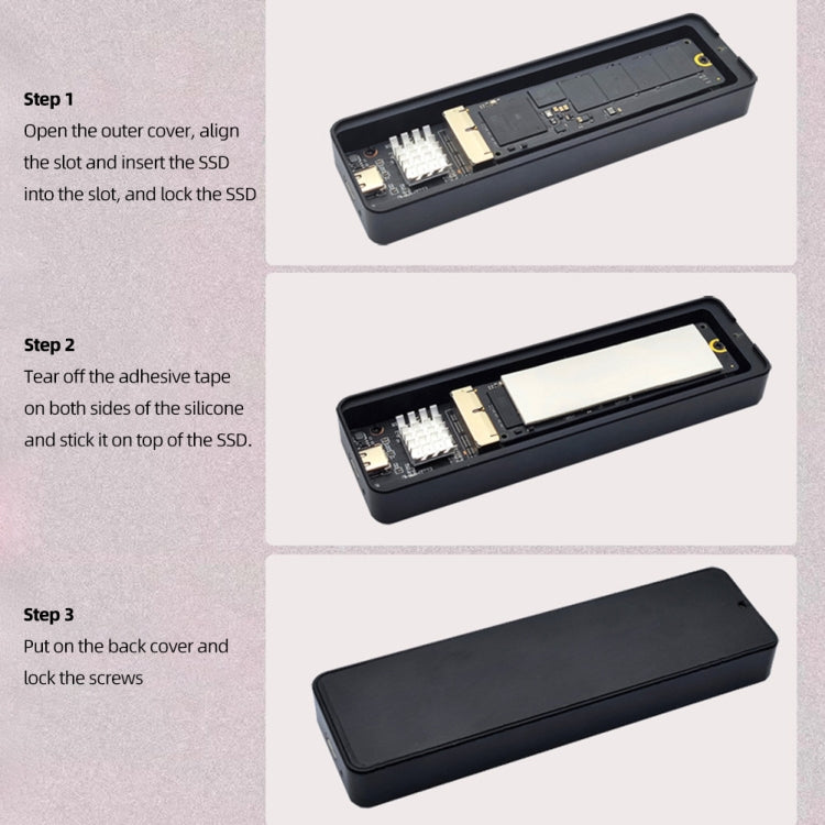 USB3.2 To MAC SSD Enclosure Adapter For Macbook Air Pro 2013-2017 Hard Disk, Spec: 10Gbps A-C Cable Kit - Others by PMC TechLife | Online Shopping South Africa | PMC TechLife