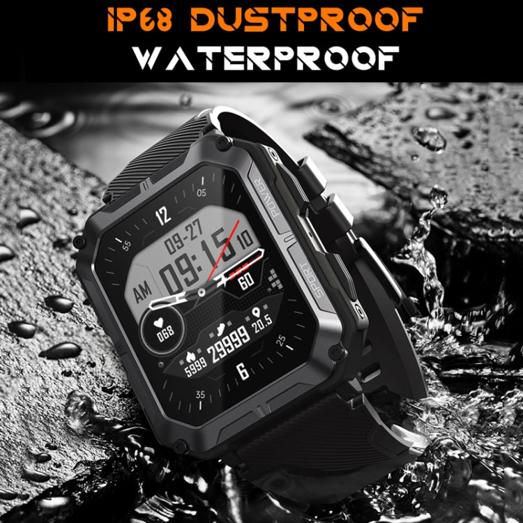 1.83 Inch IP68 Waterproof Bluetooth Call Sports Smart Watch Outdoor Three-Proof Multifunctional Watch(Orange) - Smart Watches by PMC TechLife | Online Shopping South Africa | PMC TechLife