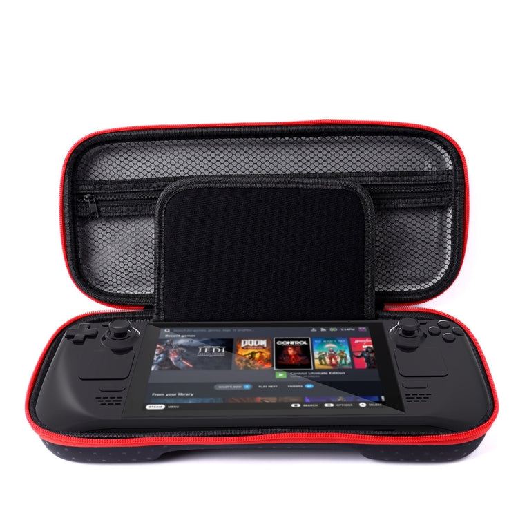 For Steam Deck Game Console Storage Bag Waterproof and Drop-proof with Interlayer(Black) - Accessories by PMC TechLife | Online Shopping South Africa | PMC TechLife