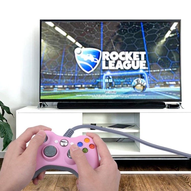 For XBOX 360 Console And PC USB Dual Vibration Wired Gamepad(Red) - Gamepad by PMC TechLife | Online Shopping South Africa | PMC TechLife