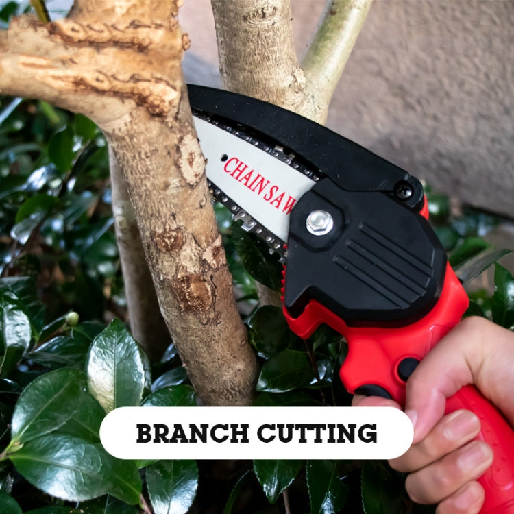 HILDA Rechargeable Cordless Mini Electrical Chain Saw Logging Tools(Black) - free shipping - PMC TechLife - Order now!