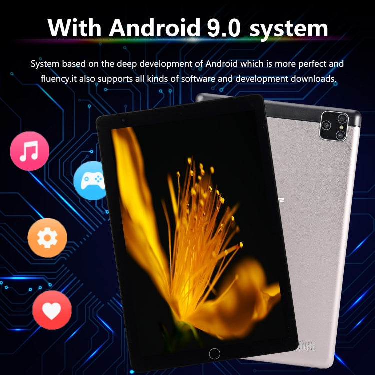 BDF P8 3G Phone Call Tablet PC, 8 inch, 2GB+32GB, Android 9.0, MTK8321 Octa Core Cortex-A7, Support Dual SIM & Bluetooth & WiFi & GPS, EU Plug(Black) - free shipping - PMC TechLife - Order now!
