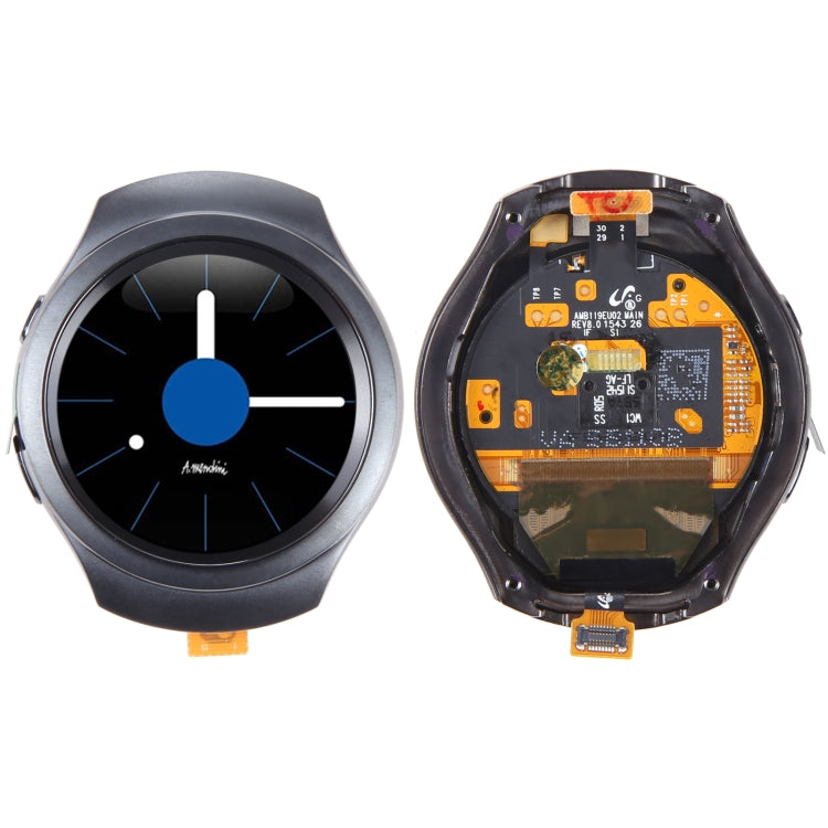 LCD Screen and Digitizer Full Assembly With Frame for Samsung Galaxy Gear S2 SM-R720(Black) - free shipping - PMc TechLife - Order now!