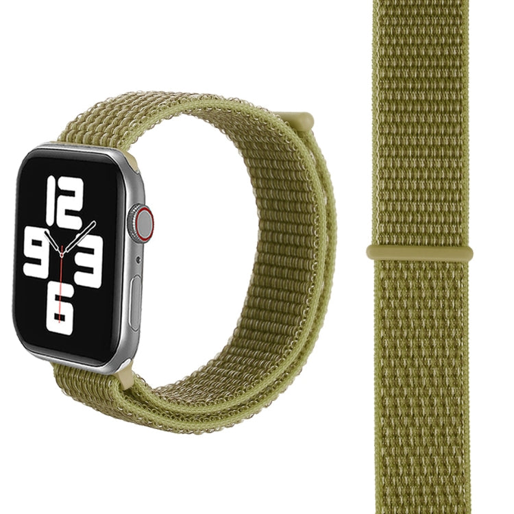 For Apple Watch 46mm / 49mm / 45mm / 44mm Simple Fashion Nylon Watch Band with Magic Stick(Dark Green) - Watch Bands by PMC TechLife | Online Shopping South Africa | PMC TechLife | Buy Now Pay Later Mobicred