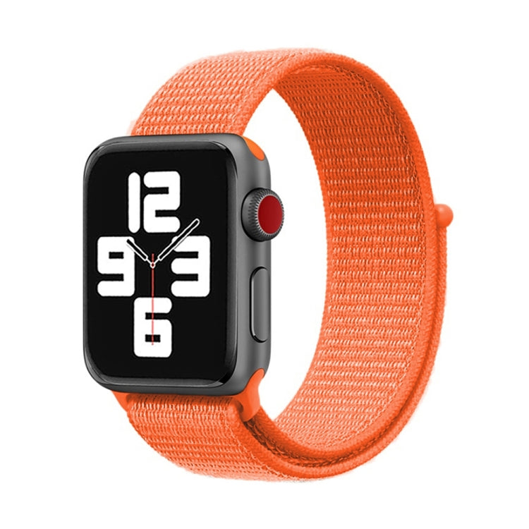 For Apple Watch 46mm / 49mm / 45mm / 44mm Simple Fashion Nylon Watch Band with Magic Stick(Orange) - Watch Bands by PMC TechLife | Online Shopping South Africa | PMC TechLife | Buy Now Pay Later Mobicred