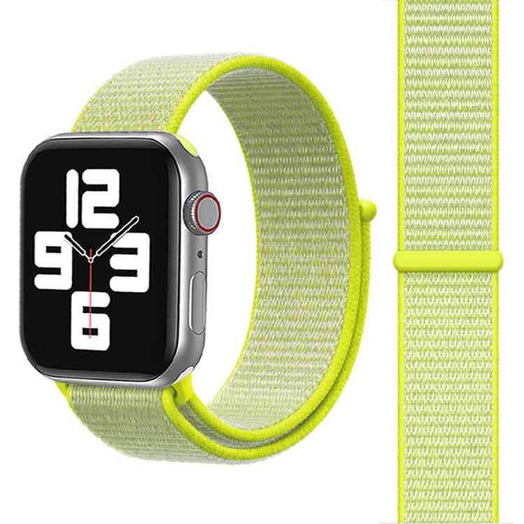 For Apple Watch 46mm / 49mm / 45mm / 44mm Simple Fashion Nylon Watch Band with Magic Stick(Fluorescent Green Light) - Watch Bands by PMC TechLife | Online Shopping South Africa | PMC TechLife | Buy Now Pay Later Mobicred