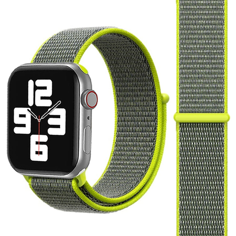For Apple Watch 46mm / 49mm / 45mm / 44mm Simple Fashion Nylon Watch Band with Magic Stick(Green) - Watch Bands by PMC TechLife | Online Shopping South Africa | PMC TechLife | Buy Now Pay Later Mobicred