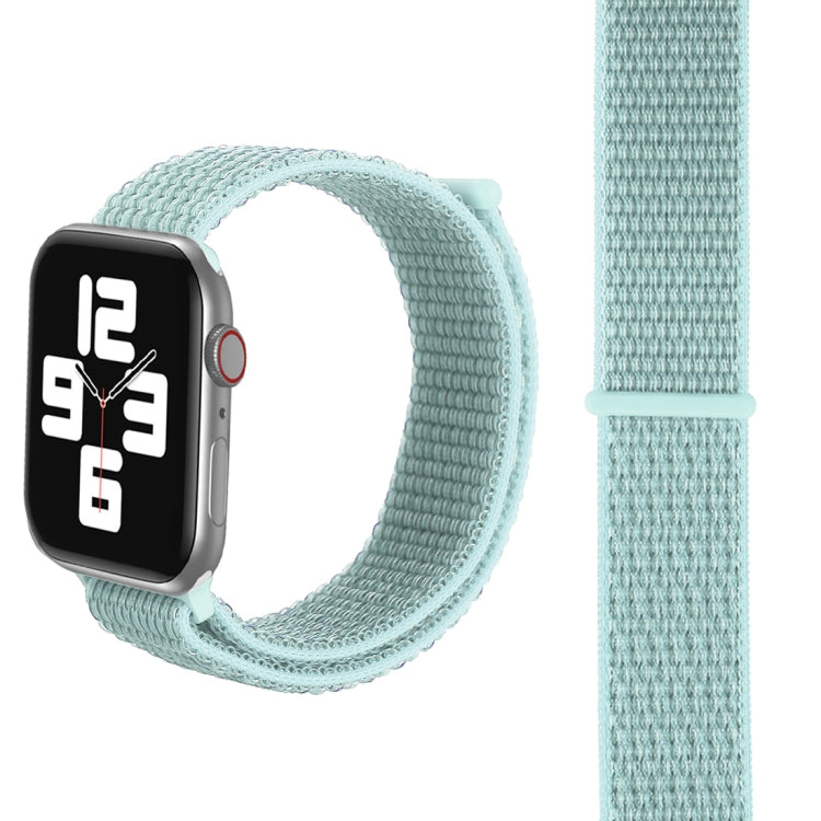 For Apple Watch 46mm / 49mm / 45mm / 44mm Simple Fashion Nylon Watch Band with Magic Stick(Grey Green) - Watch Bands by PMC TechLife | Online Shopping South Africa | PMC TechLife | Buy Now Pay Later Mobicred