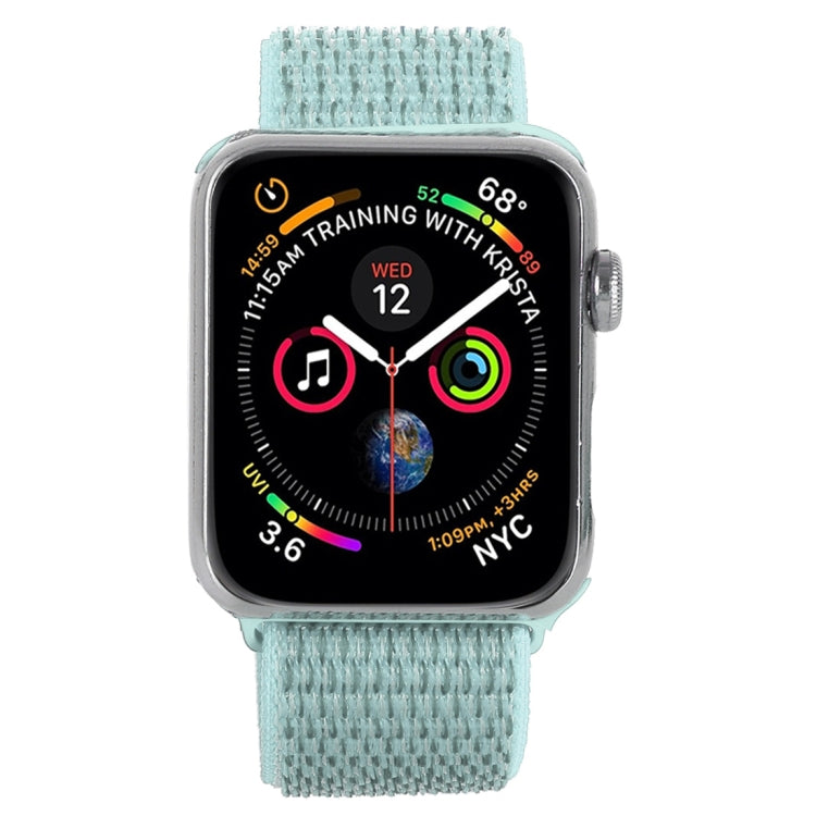For Apple Watch 46mm / 49mm / 45mm / 44mm Simple Fashion Nylon Watch Band with Magic Stick(Grey Green) - Watch Bands by PMC TechLife | Online Shopping South Africa | PMC TechLife | Buy Now Pay Later Mobicred