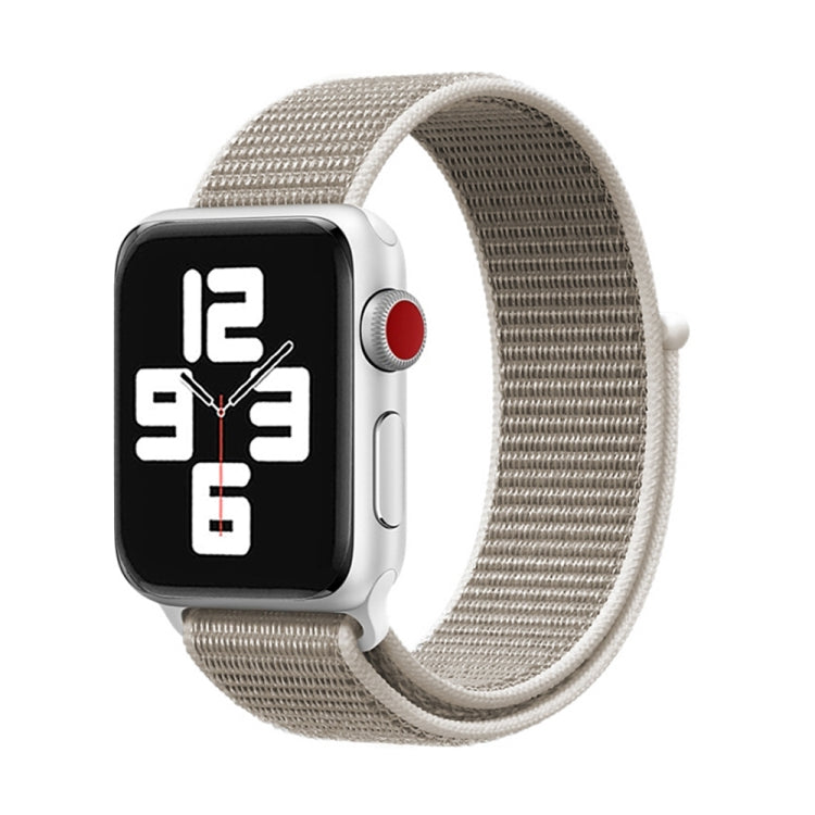 For Apple Watch 46mm / 49mm / 45mm / 44mm Simple Fashion Nylon Watch Band with Magic Stick(Light Grey) - Watch Bands by PMC TechLife | Online Shopping South Africa | PMC TechLife | Buy Now Pay Later Mobicred
