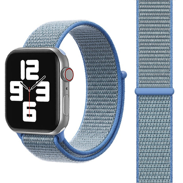 For Apple Watch 46mm / 49mm / 45mm / 44mm Simple Fashion Nylon Watch Band with Magic Stick(Blue) - Watch Bands by PMC TechLife | Online Shopping South Africa | PMC TechLife | Buy Now Pay Later Mobicred