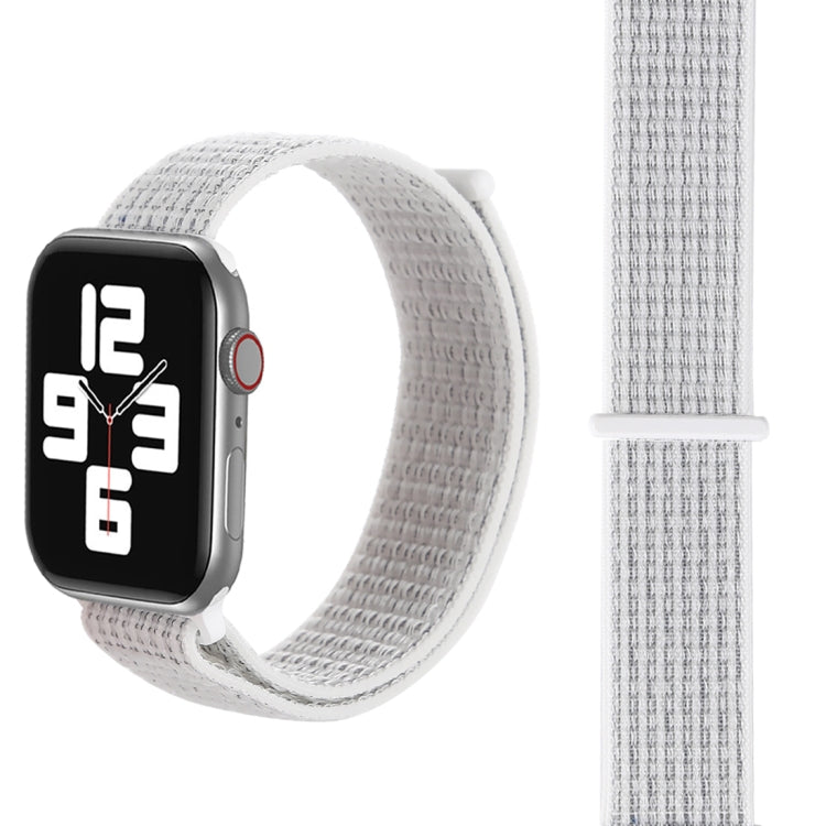 For Apple Watch 46mm / 49mm / 45mm / 44mm Simple Fashion Nylon Watch Band with Magic Stick(Silver) - Watch Bands by PMC TechLife | Online Shopping South Africa | PMC TechLife | Buy Now Pay Later Mobicred