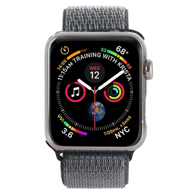 For Apple Watch 46mm / 49mm / 45mm / 44mm Simple Fashion Nylon Watch Band with Magic Stick(Space Grey) - Watch Bands by PMC TechLife | Online Shopping South Africa | PMC TechLife | Buy Now Pay Later Mobicred