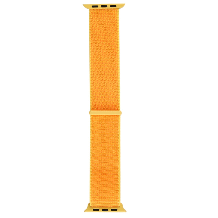 For Apple Watch 46mm / 49mm / 45mm / 44mm Simple Fashion Nylon Watch Band with Magic Stick(Yellow) - Watch Bands by PMC TechLife | Online Shopping South Africa | PMC TechLife | Buy Now Pay Later Mobicred
