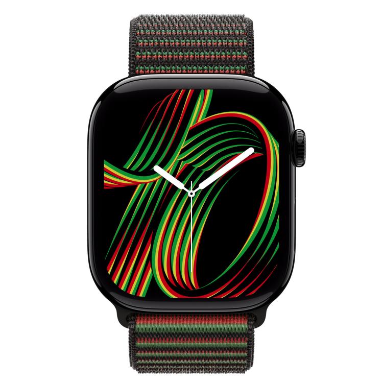 For Apple Watch 42mm / 41mm / 40mm / 38mm Simple Fashion Nylon Watch Band with Magic Stick(Black Unity) - Watch Bands by PMc TechLife | Online Shopping South Africa | PMc TechLife | Buy Now Pay Later Mobicred