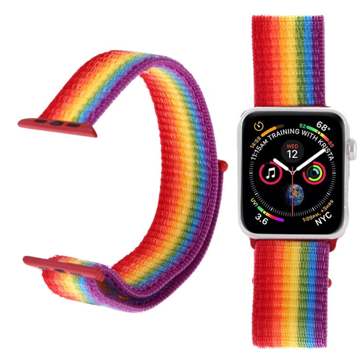 For Apple Watch 42mm / 41mm / 40mm / 38mm Simple Fashion Nylon Watch Band with Magic Stick(Colour) - Watch Bands by PMC TechLife | Online Shopping South Africa | PMC TechLife | Buy Now Pay Later Mobicred