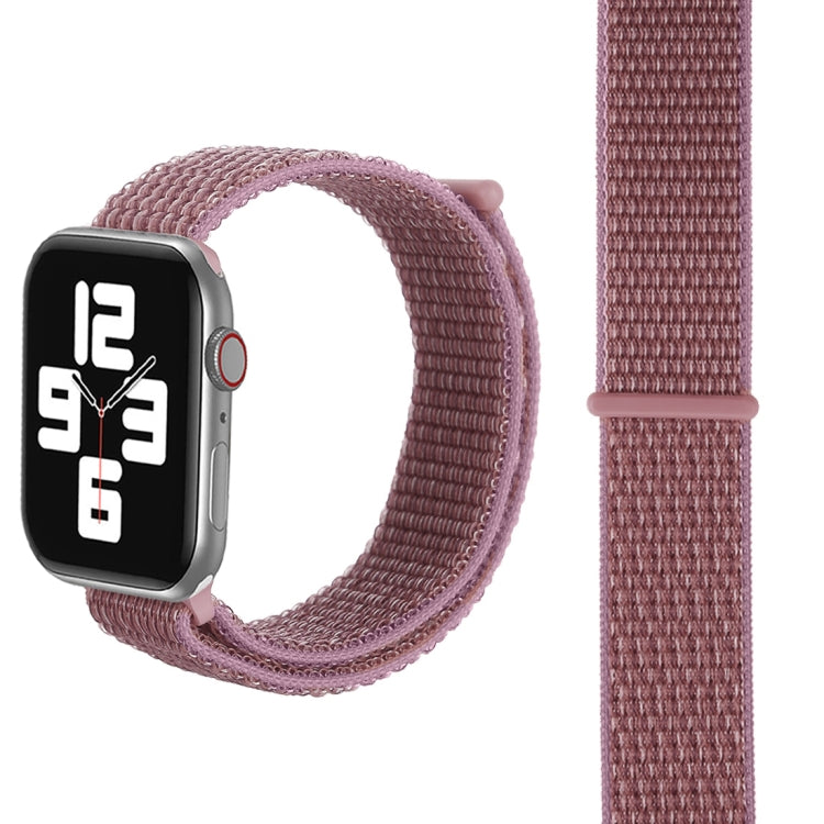 For Apple Watch 42mm / 41mm / 40mm / 38mm Simple Fashion Nylon Watch Band with Magic Stick(Purple) - Watch Bands by PMC TechLife | Online Shopping South Africa | PMC TechLife | Buy Now Pay Later Mobicred