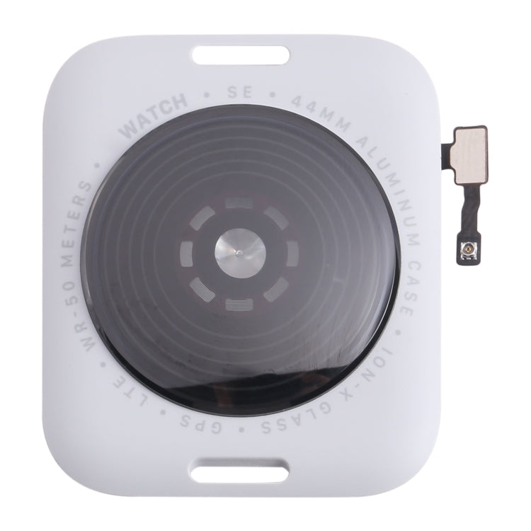 For Apple Watch SE 2022 44mm LTE Edition Rear Housing Glass Cover with Cable (Silver) - Back Cover by PMC TechLife | Online Shopping South Africa | PMC TechLife | Buy Now Pay Later Mobicred