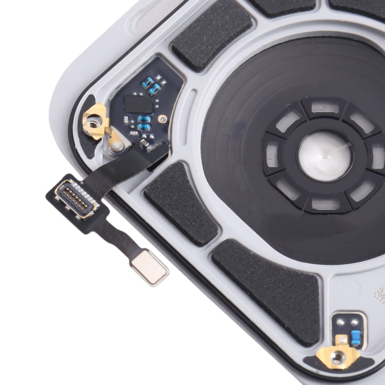 For Apple Watch SE 2022 44mm LTE Edition Rear Housing Glass Cover with Cable (Silver) - Back Cover by PMC TechLife | Online Shopping South Africa | PMC TechLife | Buy Now Pay Later Mobicred