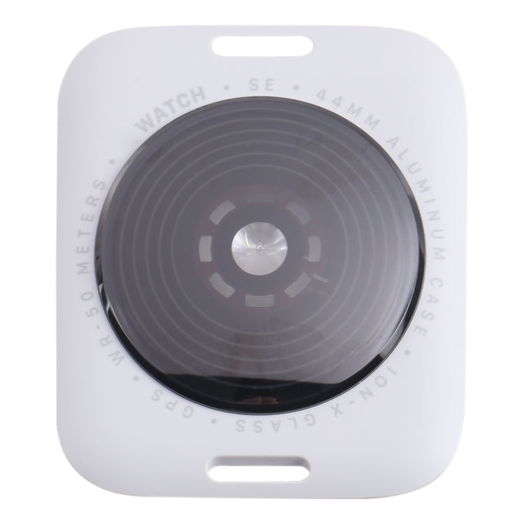 For Apple Watch SE 2022 44mm GPS Edition Rear Housing Glass Cover (Silver) - Back Cover by PMC TechLife | Online Shopping South Africa | PMC TechLife | Buy Now Pay Later Mobicred